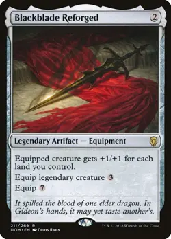 Blackblade Reforged Dominaria NM MTG - Image 1