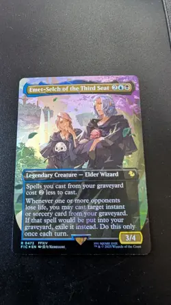 Emet-Selch of the Third Seat (Borderless) (Chocobo Track Foil)Final Fantasy Foil - Image 1