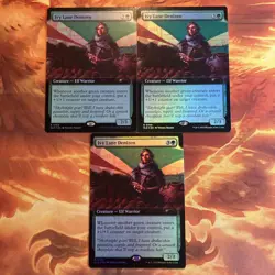 MTG 3 x Foil Extended Art Ivy Lane Denizen Secret Lair Drop Series NM Rare Elf!! - Image 1