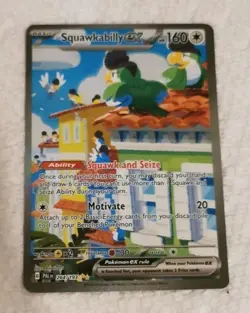 Pokemon TCG: S&V Paldea Evolved - Squawkabilly ex SIR 264/193 - NM Near Mint - Image 2