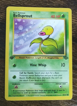 Pokemon Jungle 1st Edition Bellsprout 49/64 Non Holo NM-MINT - Image 1