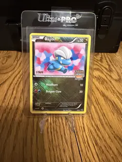 Pokemon 2012 Bagon Regional Championships STAFF Stamp Promo 6/20 NM-MT - Image 1
