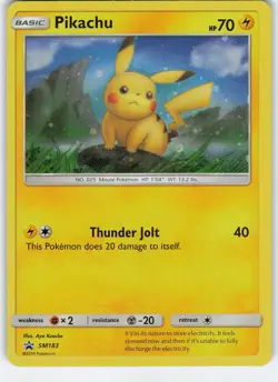 Pikachu - SM183 Promo Holo SM Promos NM/LP Pokemon - Image 1