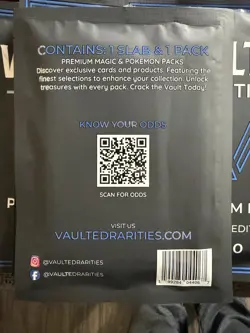 Vaulted Rarities (Pokemon edition) $30 Mystery bags 1 Slab & 1 Pack. Lot Of 7 - Image 3