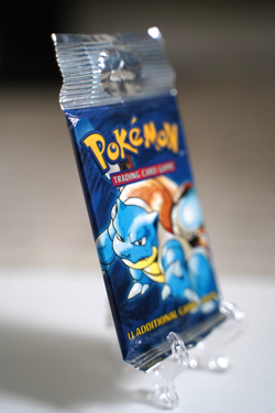 21.24g Pokemon Base Set Booster Pack Unlimited Blastoise WOTC TCG Vintage Sealed - Image 5