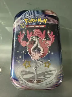 Pokemon Mini Tin: Paldean Fates (Flamigo) - Factory Sealed - Image 1