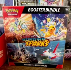 Pokemon TCG Scarlet & Violet Surging Sparks Booster Bundle 6 Pack - Image 2