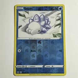 Snom 063/202 Reverse Holo Sword & Shield Base Set Pokemon TCG LP - Image 1