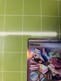 Pokemon TCG Miriam Trainer Full Art Holo Scarlet & Violet Base Set - Image 3