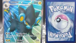 Luxray ex - 195/167 SV TWM - Pokemon Card Error - Back Missing Yellow Ink Layer - Image 1