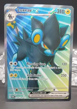 Luxray ex - 195/167 SV TWM - Pokemon Card Error - Back Missing Yellow Ink Layer - Image 2