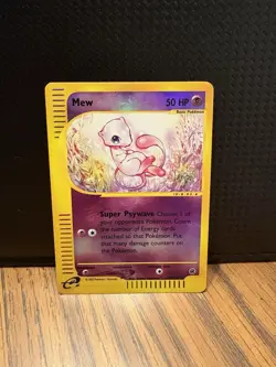 Pokemon TCG Mew Reverse Holo Expedition Base Set 55/165 Card - Image 1