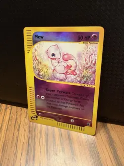 Pokemon TCG Mew Reverse Holo Expedition Base Set 55/165 Card - Image 2