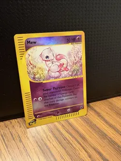 Pokemon TCG Mew Reverse Holo Expedition Base Set 55/165 Card - Image 3