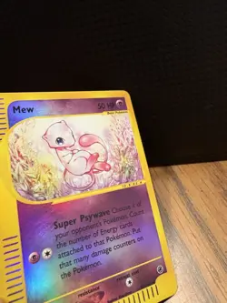 Pokemon TCG Mew Reverse Holo Expedition Base Set 55/165 Card - Image 4