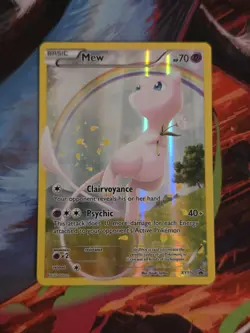 Mew XY110 X&Y Black Star Promo Full Art Holo Pokemon Card - Image 1