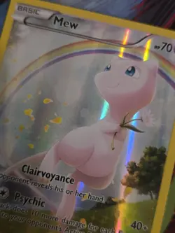 Mew XY110 X&Y Black Star Promo Full Art Holo Pokemon Card - Image 2