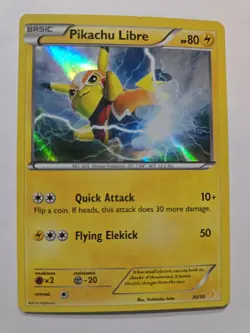 Pikachu Libre 14/30 Non-Holo XY Trainer Kit Pokemon Card TCG LP - Image 1