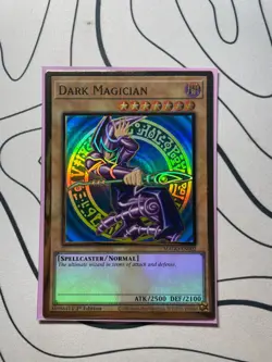 Dark Magician Card 1st edition Yu - Gi - Oh Card - Image 1