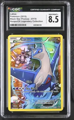 CGC 8.5 Latios 2015 Black Star Promos XY79 Pokemon Card - Image 1