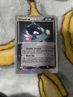 Pokemon TCG Sneasel EX Ruby and Sapphire Holo Ultra Rare Card 103/109 - Image 1