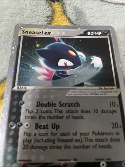 Pokemon TCG Sneasel EX Ruby and Sapphire Holo Ultra Rare Card 103/109 - Image 2