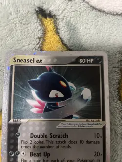 Pokemon TCG Sneasel EX Ruby and Sapphire Holo Ultra Rare Card 103/109 - Image 4