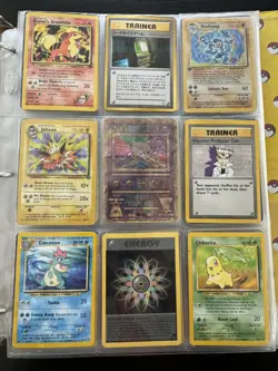 Vintage Pokemon Binder With WOTC Cards & Japanese Neo Genesis File 1 Binder - Image 3