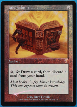 Jalum Tome FOIL 7th Edition PLD Artifact Rare MAGIC CARD (ID# 498163) ABUGames - Image 1