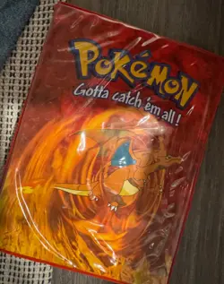 Vintage 90s Pokemon Trading Card Charizard Binder Random Lot NON TCG set - Image 1