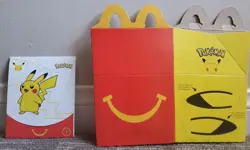 1X Pokemon 25th Anniversary McDonalds Promo Sealed Booster Card W/Box Complete! - Image 1