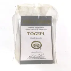 Pokemon 23K Gold Plated Trading Card | Togepi | Burger King Edition - Image 4