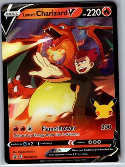 Lance's Charizard V SWSH133 SWSH: Sword & Shield Promo Cards - Pokemon Card - NM - Image 1