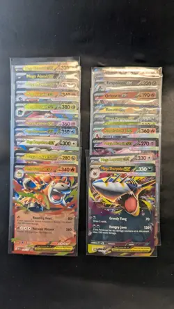 Pokemon Mega Evolution - Phantasmal Flames Base Set Ex Card Lot Of 20x Card Lot - Image 1