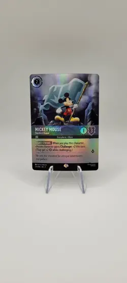 Disney Lorcana TCG - Mickey Mouse - 221/204 Epic Foil Card NM Fabled - Image 1