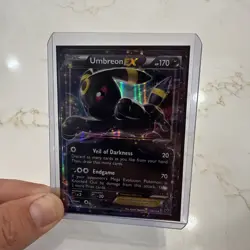 Pokemon Umbreon EX TCG Holo Card 55/124 Ultra Rare, Fates Collide Lp-Mp - Image 1
