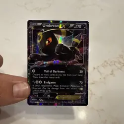 Pokemon Umbreon EX TCG Holo Card 55/124 Ultra Rare, Fates Collide Lp-Mp - Image 2