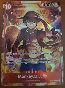 Monkey.D.Luffy (Treasure Booster Set) ST10-006 One Piece Promotion Cards Foil - Image 1