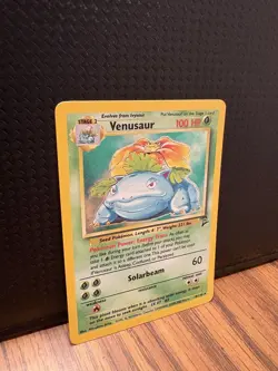 Pokemon TCG Venusaur Holo Rare Card 18/130 Base Set 2 LP - Image 2