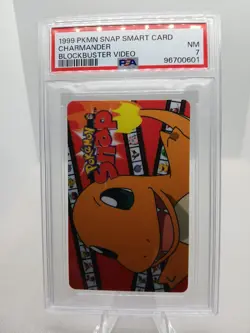 1999 POKEMON SNAP SMART CARD PSA 7 BLOCKBUSTER VIDEO VINTAGE NINTENDO CHARMANDER - Image 1