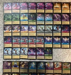 Massive Disney Lorcana Fabled Bulk Lot 134 Cards Cold Foil Super Rare - Image 3