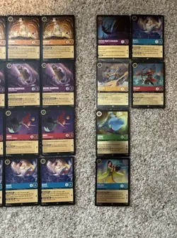 Massive Disney Lorcana Fabled Bulk Lot 134 Cards Cold Foil Super Rare - Image 5