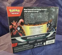 ** 12 PACKS + 4 FOIL CARDS** Pokemon Meddling Sparks Premium Collection SEALED - Image 2
