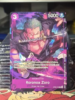 Roronoa Zoro OP09-076 Welcome Pack Vol. 2 One Piece Promotion Cards NM - Image 1