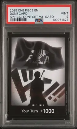 Don!! Card PSA9 2025 One Piece Promos Special Don!! Set V3 -Sabo- # - Image 1