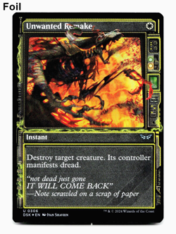 Unwanted Remake (Showcase) - FOIL - MTG: Duskmourn ⚪ - Image 1
