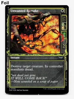 Unwanted Remake (Showcase) - FOIL - MTG: Duskmourn ⚪ - Image 3
