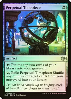 kaladesh MTG FOIL Perpetual Timepiece Magic - Image 1