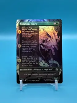 Summon: Fenrir (Borderless) | MTG - FINAL FANTASY - FOIL - Image 1