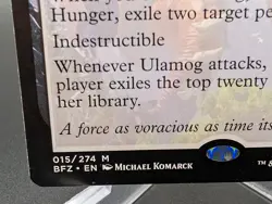 Ulamog, the Ceaseless Hunger Battle for Zendikar Regular - Image 2